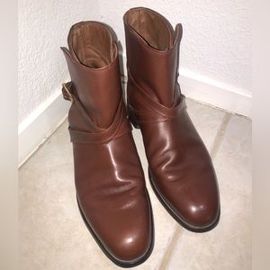 Allen Edmonds St George brown jodhpurs boots mens 10 C